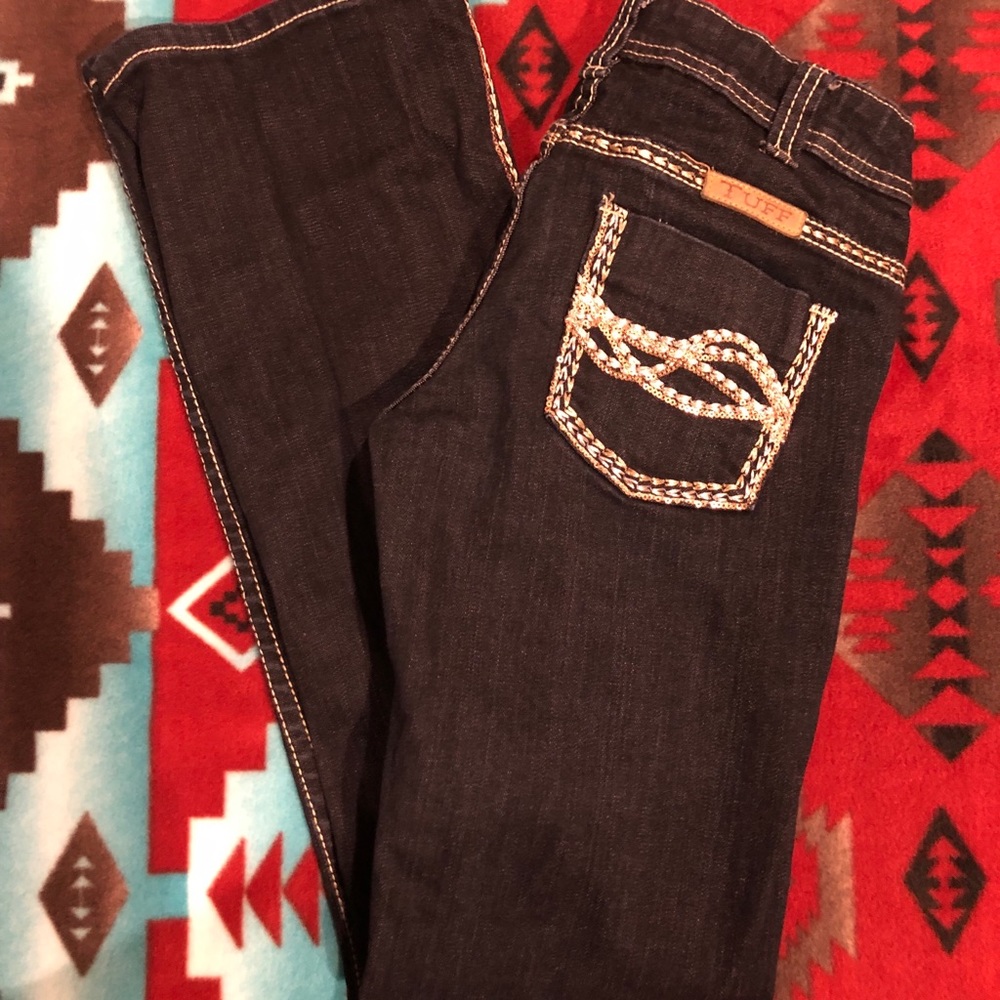 Cowgirl Tuff “Golden” bootcut 25x33 like new!